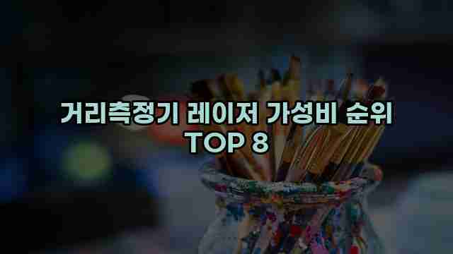 거리측정기 레이저 가성비 순위 TOP 8